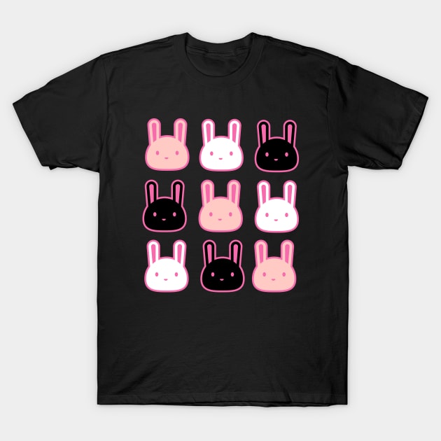 Bunny bunches T-Shirt by Potato_pinkie_pie